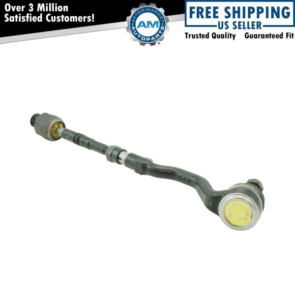 AM Autoparts Front Inner Outer Tie Rod End Assembly LH
