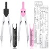 Tondiamo 2 Sets EKG Calipers and EKG Ruler Combination Set