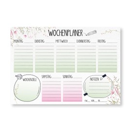 TypeStoff BA-01498 A5 Weekly Planner Pad 50 Pages