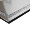 Regent Tray - Mirrored Glass - Inset Border of Multifaceted