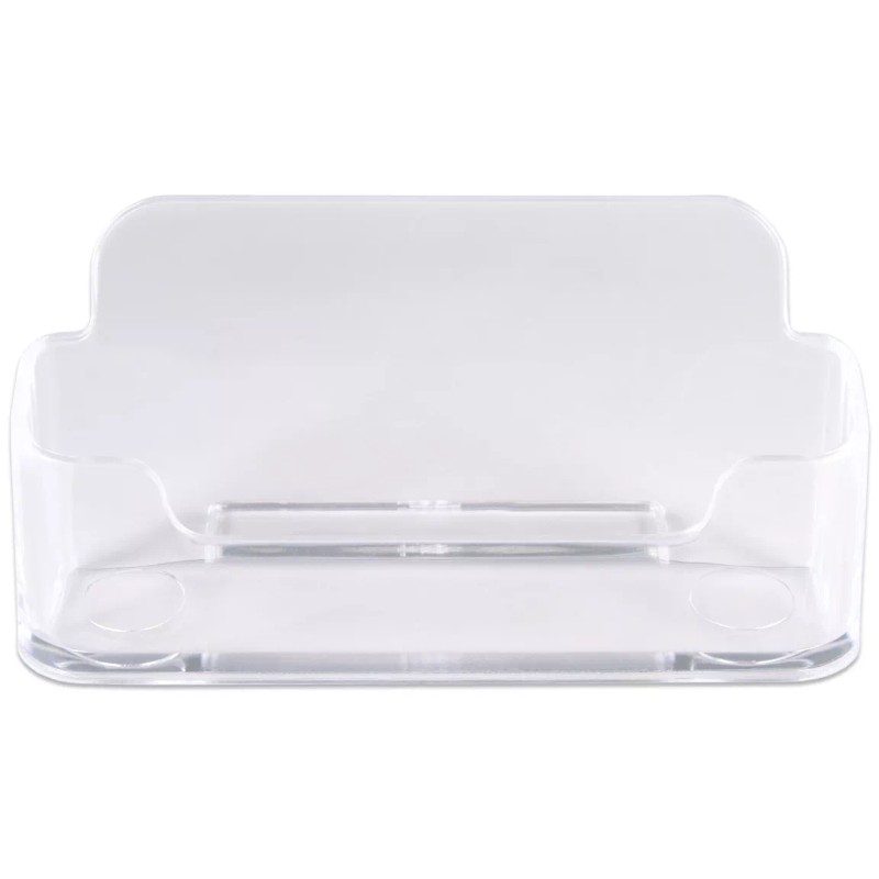 Beauticom 1pc Clear Acrylic Business Card Holder Display Stand Desktop