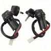 2 Pack 4 Wires Ignition Switch with Keys Waterproof Dustproof