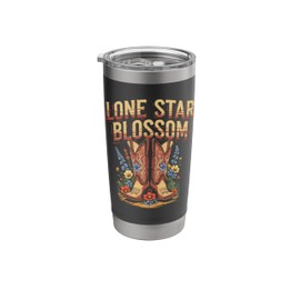 Texas Wildflower Lone Star Blossom Stainless Steel Insulated Tumbler