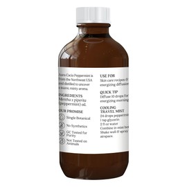 Aura Cacia 100% Pure Peppermint Essential Oil | GC/MS Tested for Purity | 120 ml (4 fl. oz.) | Mentha piperita