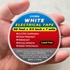 LYLTECH White Electrical Tape, 66 feet x 3/4 inch x