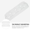 DOITOOL 2pcs Practical Egg Box Refrigerator Trays Egg Holder For