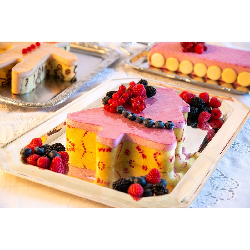 Decora Stainless Steel Shape X-Mas Tree, Silver, 36 x 18