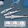 Toothbrush Replacement Heads for KOOVON Electric Toothbrush, Portable Replacement Heads