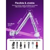Boom Arm Micophone, Mic Arm Desk Mount Foldable with 3/8''