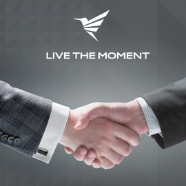 Colibri Polaris Cufflinks for Men - Polished/Satin/Black Steel - Designer Cufflinks with Swivel Whale Clasp - Gift Box, Stainless Steel, Not applicable