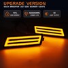 FetonAuto Smoked Lens Amber Full LED Front Side Marker Light