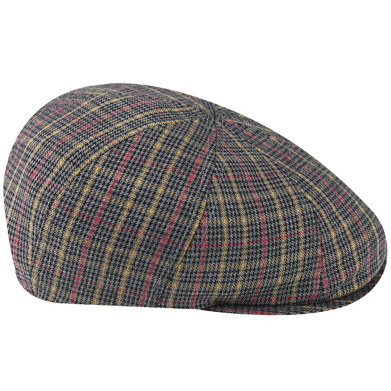 Kangol Pattern Flexfit Cap Grey Plaid, Large-X-Large