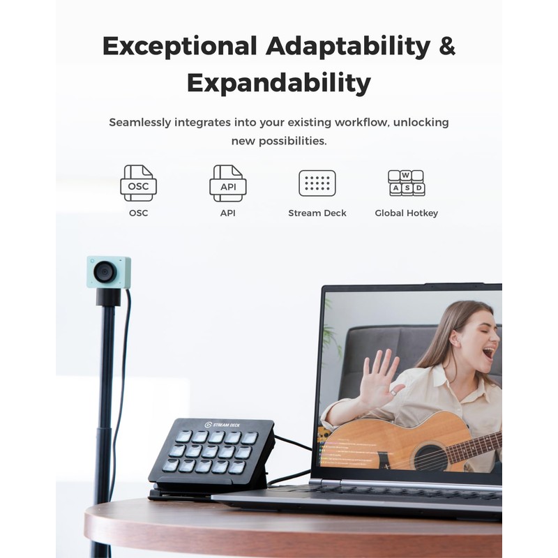 OBSBOT Meet SE 1080P 100FPS Webcam for PC, USB Web