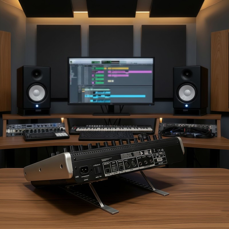 Musiin Audio Mixer Stand for Home Studio Mixer Controller(Three-fold)