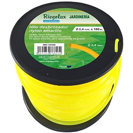 Riegolux 107642 2.4mm x 100m Nylon Round Grass Trimmer Green