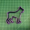 Boxer Dog Shaped Cookie Cutter (6 inch)