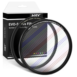 H&Y EVO Series 82mm Variable Rainbow Streak Filter 360° Rotatable Anamorphic Flare Effects Lens Filter Screw in and Magnetic Lens Filter 2 in 1 with Magnetic Adapter Ring for Photography Videography