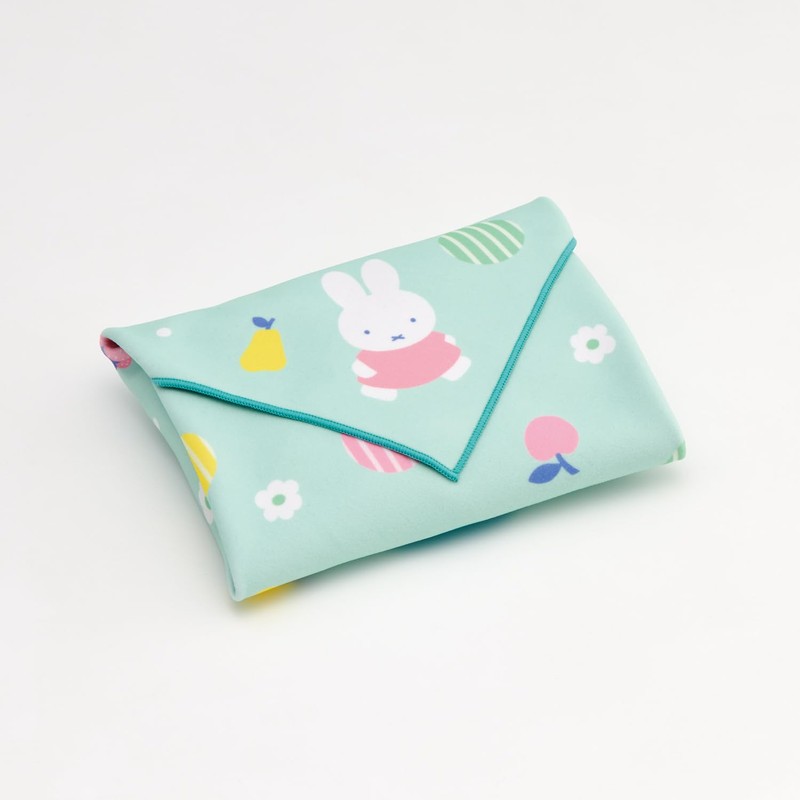 Skater KBST43-A Sticky Lunch Cloth, Easy No Tie Miffy