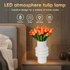 HOMESEASONS Light Up Artificial Tulip Bouquet Tulip Lamp Artificial Flower