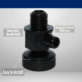 DPM Air Relief Valve 1/4" Threaded | Compatible with Pentair Purex SM SMBW 2000 Series Swimming Pool and Spa DE Filter 075207Z and V38-115