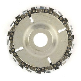 Superior Steel SS478 22 Tooth 4" Fine Cut Angle Grinder Disc and Chain - 7/8" Arbor