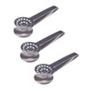 SUNTRADE 3X Tea Bag Squeezer Round Stainless Steel Teabag Tong