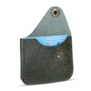TheAntiq Green Leather Card Holder - Slim Credit Card Holder