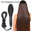 Hair Straightener Comb Ceramic Anion Temperature Control Hair Straightener Brush