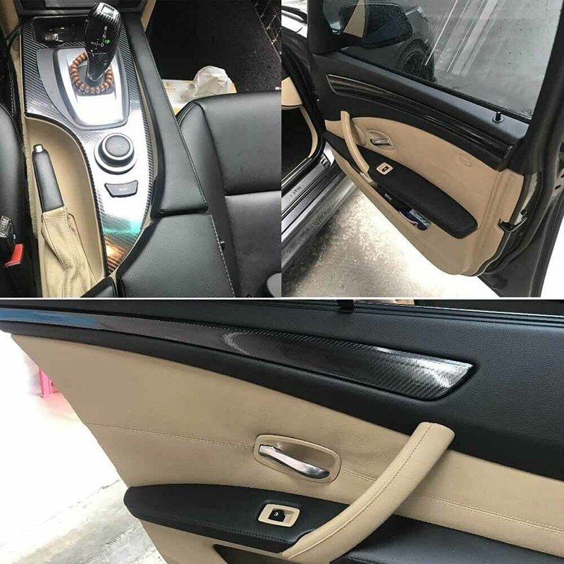 Dropfree Interior Trim Protection Film Decoration 5D Carbon Fibre Vinyl