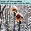ERYTLLY Bird House Pole Mount Kit 96 Inch - Adjustable