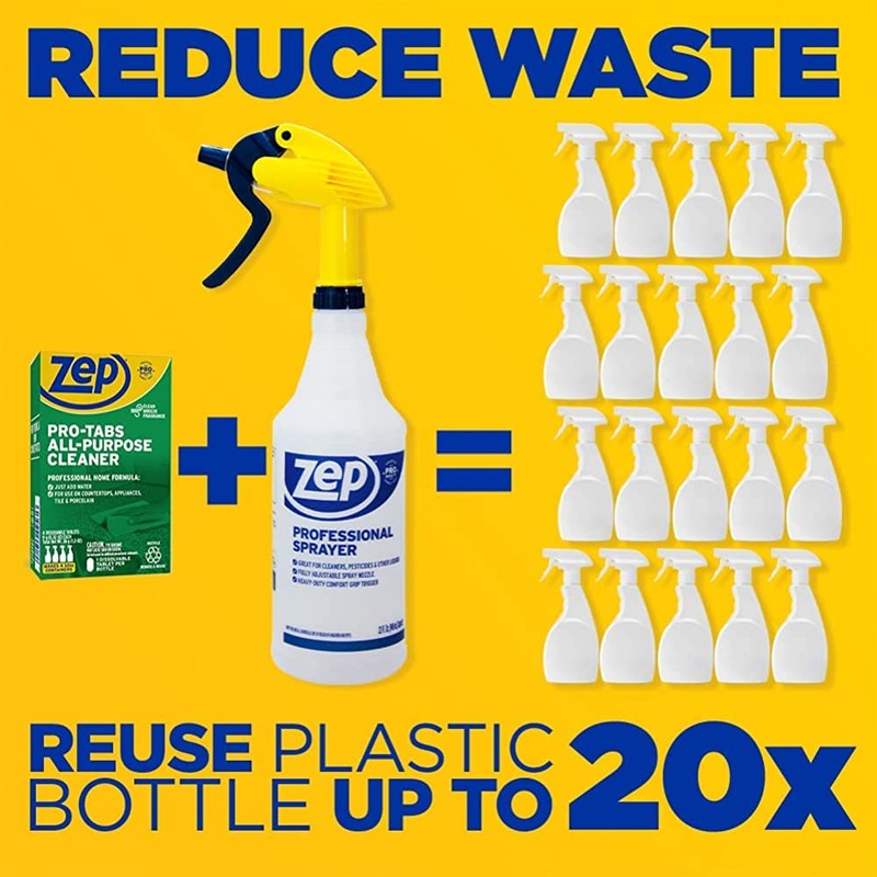 Zep PRO-TABS All Purpose Cleaner Dissolvable Tablets - 4 Tablets