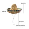 AWOCAN Cat Sombrero Hat Cat Hat Pet Sombrero Hat Cinco