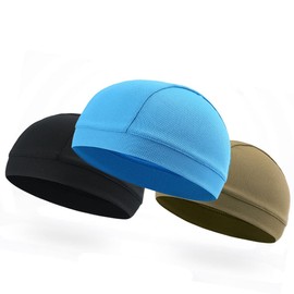 WHITE FANG CA467 Men's Inner Beanie Cap, Mesh Cap, Sweat Absorbent, Quick Drying