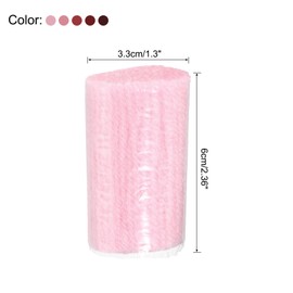 PATIKIL 12 Rollos de Hilo para Ganchillo de Pestillo, Kit de Hilo para Ganchillo de Pestillo Pre-Cortado para Principiantes y Adultos, Tonos Rosa Rojo Marrón