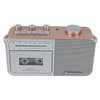 Studebaker SB2130RG Portable Cassette Player/Recorder with AM/FM Radio (Rose Gold/Silver)