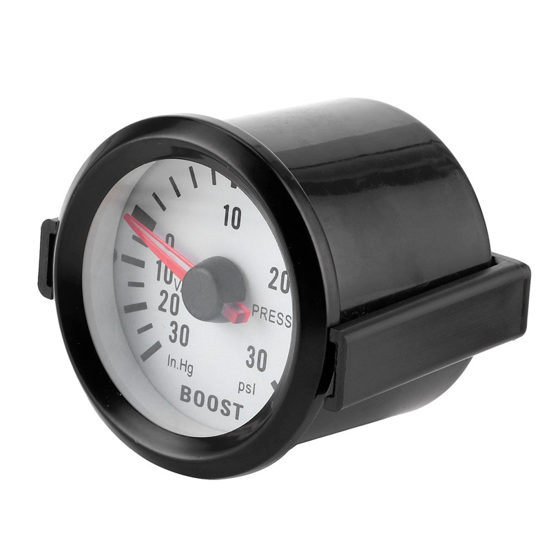 Universal Boost Pointer Gauge Vacuum Pressure Meter 0‑30PSI 12V Blue