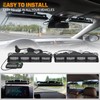 XRIDONSEN White Emergency Dash Strobe Lights Safety Flashing Warning Hazard