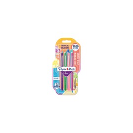 PAPERMATE Felt-Tip Pen 0.7 mm Medium Tip Assorted x 8