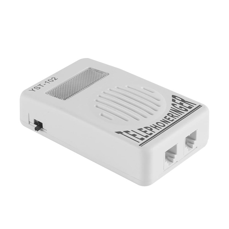 Laroal Extra Loud Telephone Ringer Amplifier with Strobe Light, 60-110dB
