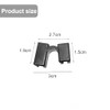 Pack of 10 chopsticks helper trainers, reusable plastic aids for