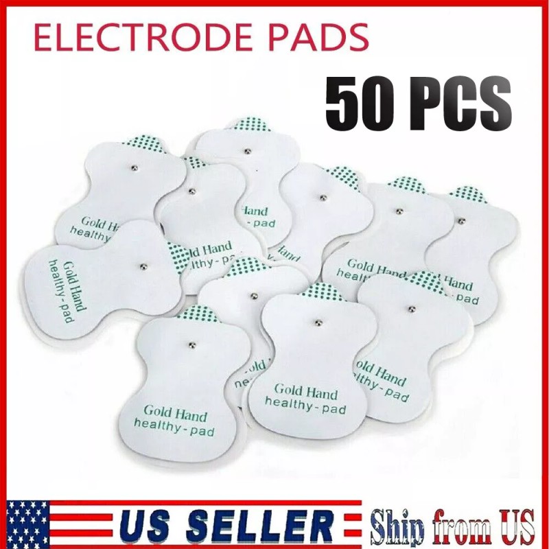 Unbranded 50PCS Massager & Electrode Snap On Replacement Pads For