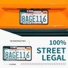 License Plate Frames Black, 2 Pack License Plate Frame, Universal