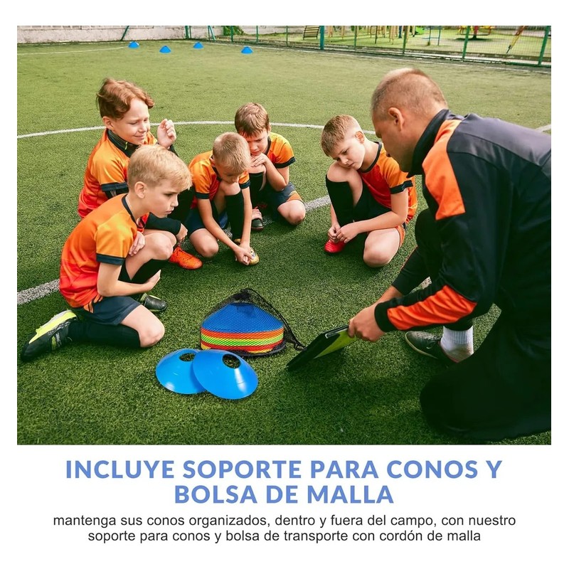 Kit 50 Platos De Entrenamiento Deportivo Porta Platos
