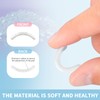 Soft Silicone Rubber Eyelash Curler Refills Compatible with Shiseido, Tweezerman,