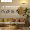Stepless Dimmable Floor Lamp,30W 3000LM Super Bright LED Torchiere Floor