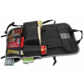 Unbranded Auto Car Seat Back Hanging Multi-Pocket Storage Bag, Black, NEW