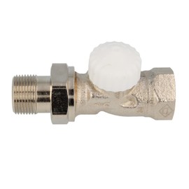 TA Heimeier Thermostat Base V- exakt II RG Nickel-Plated 3/4 Inch Flow kvs 0,86 3712–03,000