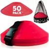 Disc Soccer Cones for Training Kids with Mesh Bag &