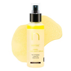 HAMEL Suero vegano Double Shot 12GF Core Glow Mist Serum, con péptidos, colágeno y aceite de jojoba, suero en aerosol elástico para piel de aspecto más joven, cuidado todo en uno, 3.38 onzas líquidas