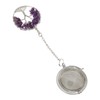 Tea Infuser Artificial Crystal Stone Tea Strainer Stainless Steel Diffuser